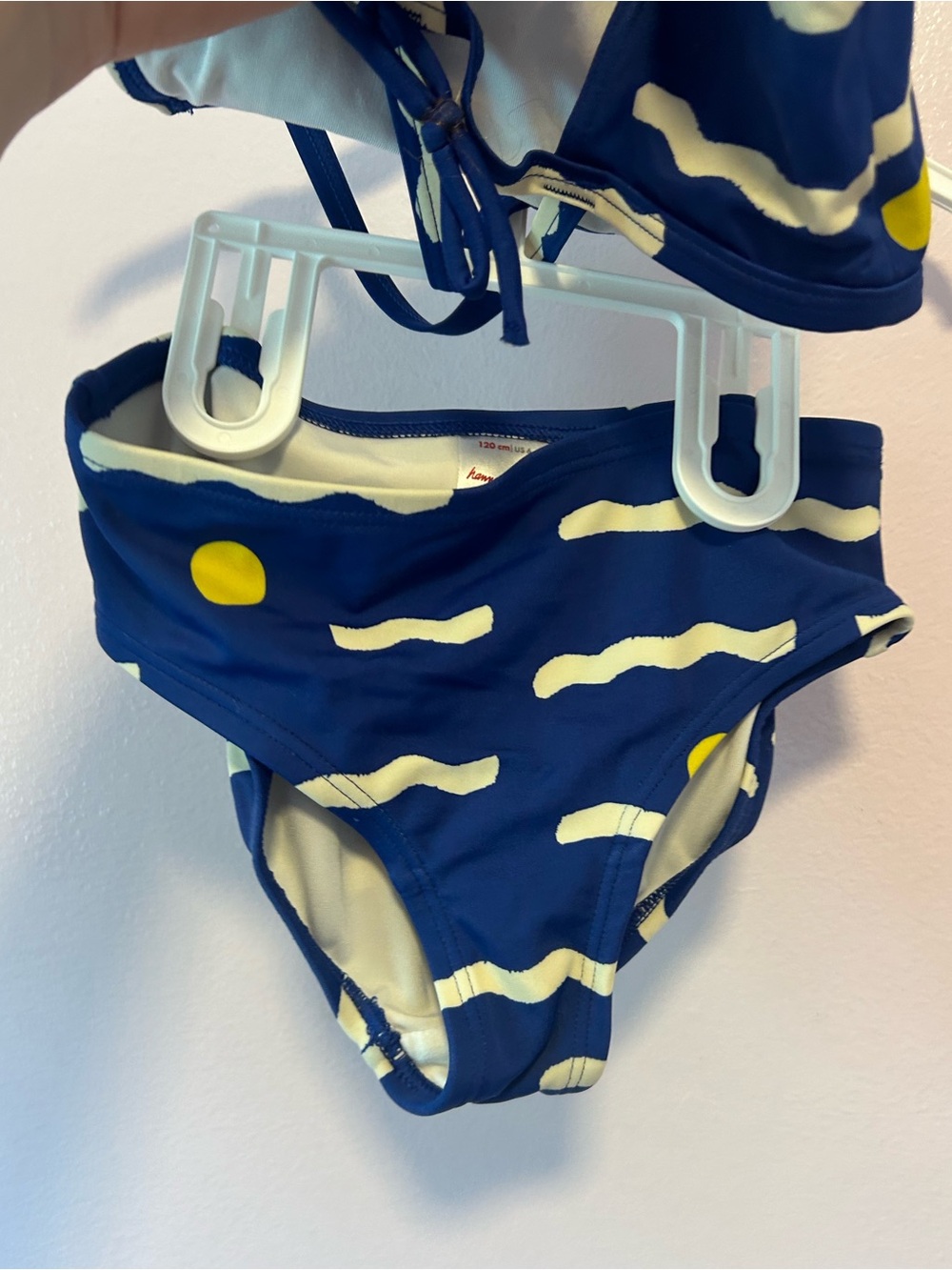 Hanna Andersson Navy Blue Tankini Sz 120 or 6-7 - Picture 4 of 8